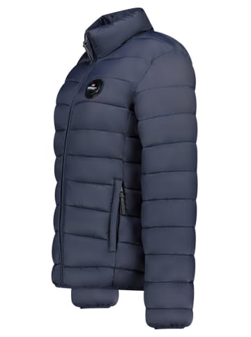Geographical Norway Doorgestikte jas "Atikahadge" donkerblauw