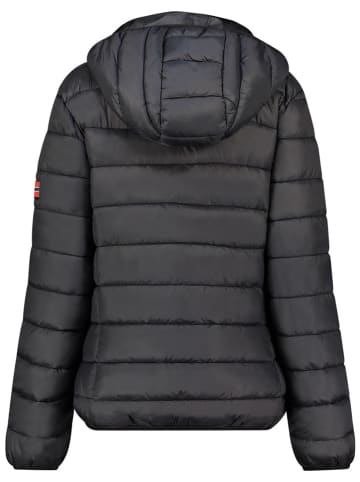 Geographical Norway Doorgestikte jas "Atikoclerc" zwart