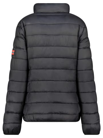 Geographical Norway Doorgestikte jas "Atikoclerc" zwart
