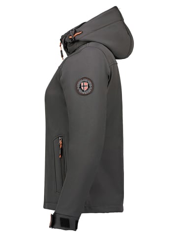 Geographical Norway Kurtka softshellowa "Takeni" w kolorze antracytowym