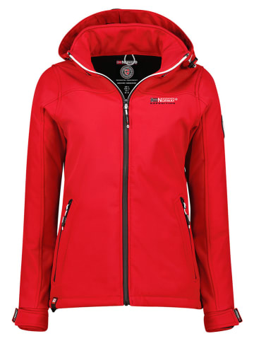 Geographical Norway Kurtka softshellowa "Takeni" w kolorze czerwonym