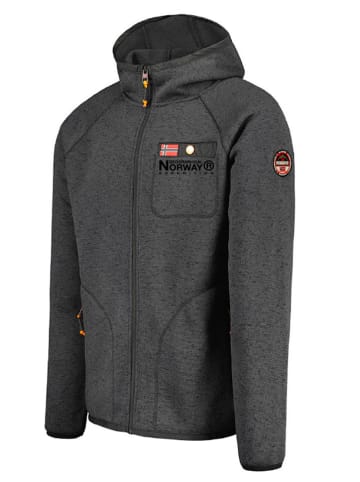 Geographical Norway Sweatvest "Tiparni" antraciet