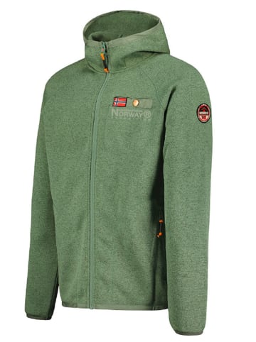 Geographical Norway Sweatjacke "Tiparni" in Grün