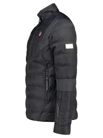 Geographical Norway Doorgestikte jas "Civan" zwart
