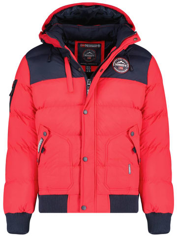 Geographical Norway Kurtka zimowa "Volva" w kolorze czerwonym