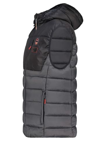 Geographical Norway Kamizelka "Vatilo" w kolorze ciemnoszaro-czarnym