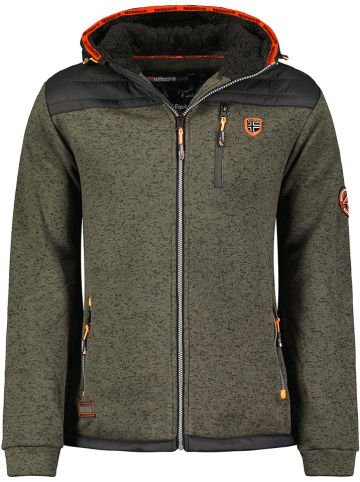 Geographical Norway Kurtka polarowa "Toledo" w kolorze khaki