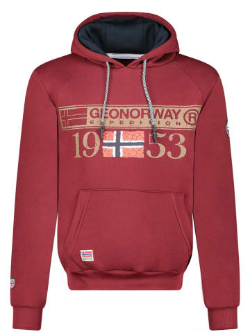Geographical Norway Bluza "Fastlife" w kolorze czerwonym