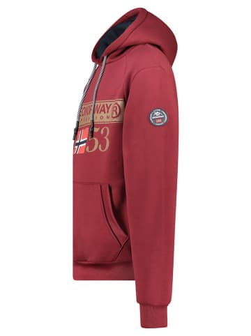 Geographical Norway Bluza "Fastlife" w kolorze czerwonym