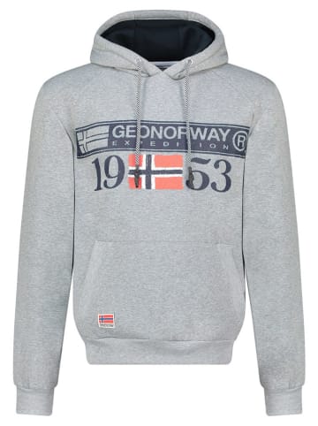 Geographical Norway Hoodie "Fastlife" grijs