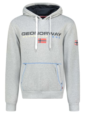 Geographical Norway Hoodie "Olvier" in Grau