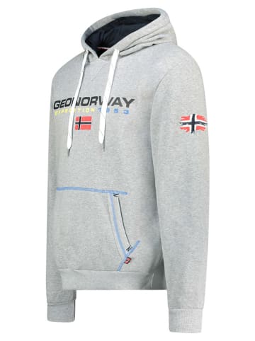 Geographical Norway Hoodie "Olvier" grijs