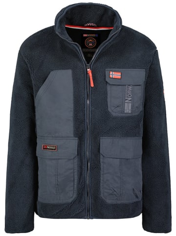 Geographical Norway Fleece vest "Umare" donkerblauw