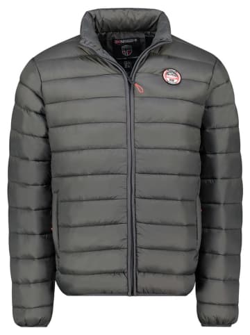 Geographical Norway Doorgestikte jas "Amigobadge Basic" antraciet