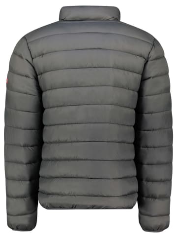 Geographical Norway Steppjacke "Amigobadge Basic" in Anthrazit