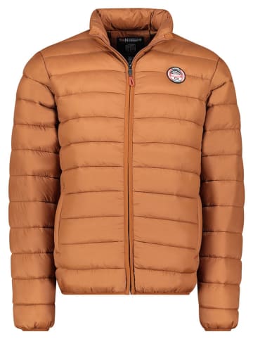 Geographical Norway Kurtka pikowana "Amigobadge Basic" w kolorze karmelowym