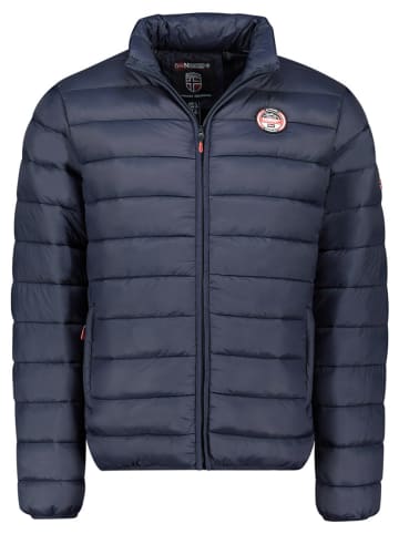 Geographical Norway Doorgestikte jas "Amigobadge Basic" donkerblauw