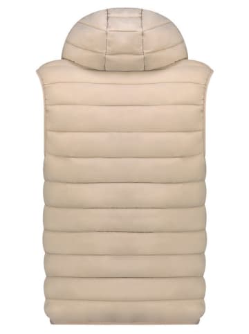 Geographical Norway Weste "Vamigobadge Hood" in Beige