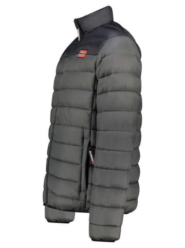 Geographical Norway Steppjacke "Amigoglerc Basic" in Anthrazit/ Schwarz