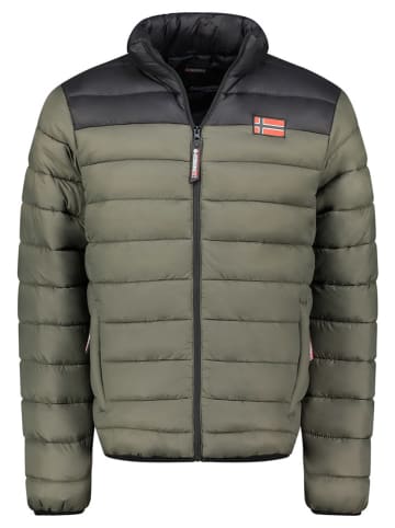 Geographical Norway Steppjacke "Amigoglerc Basic" in Khaki/ Schwarz