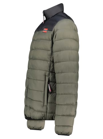 Geographical Norway Steppjacke "Amigoglerc Basic" in Khaki/ Schwarz