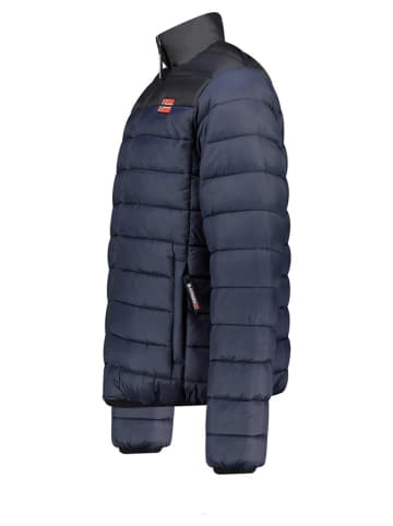 Geographical Norway Steppjacke "Amigoglerc Basic" in Dunkelblau/ Schwarz