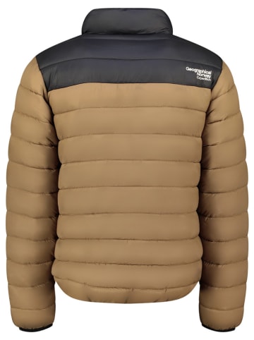 Geographical Norway Steppjacke "Amigoglerc Basic" in Hellbraun/ Schwarz