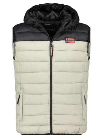 Geographical Norway Weste "Amigoclerc" in Hellgrün/ Schwarz