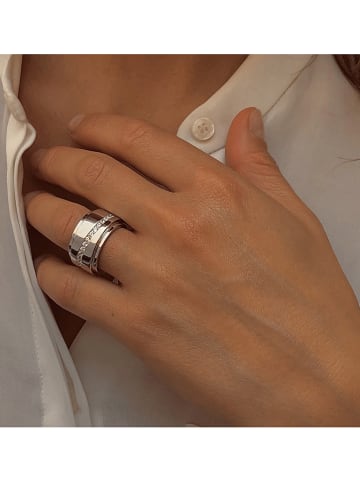 Les Petites Précieuses Silber-Ring mit Edelsteinen