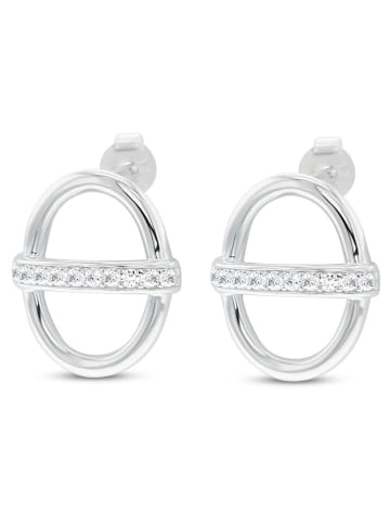 Eclat d'Argent Zilveren oorstekers met edelstenen
