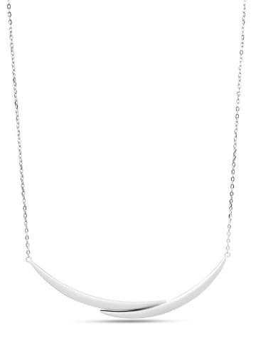 Eclat d'Argent Srebrny naszyjnik z elementem ozdobnym - dł. 39 cm