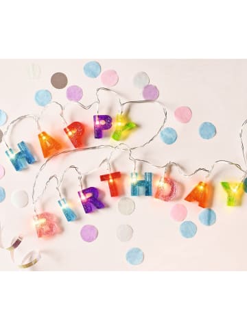 moses. Lichterkette "Happy Birthday" - (L)140 cm