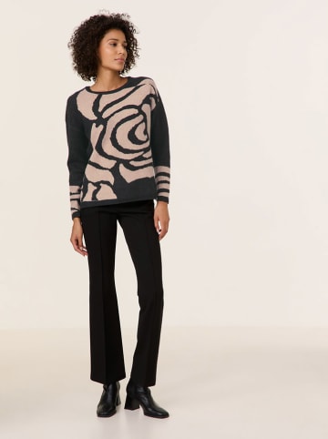 Gerry Weber Sweter w kolorze czarno-beżowym