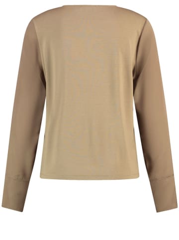 TAIFUN Longsleeve in Hellbraun