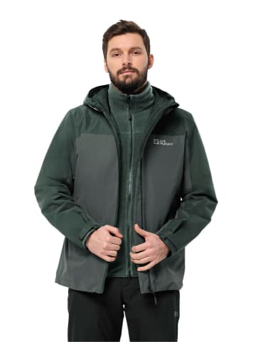 Jack Wolfskin 3-in-1 functionele jas "Taubenberg" groen