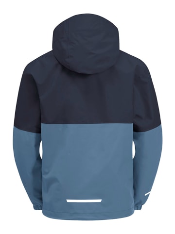 Jack Wolfskin Regenjacke "Actamic" in Dunkelblau/ Blau