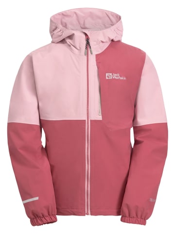 Jack Wolfskin Regenjacke "Actamic" in Pink/ Rosa