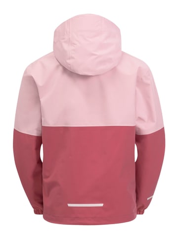 Jack Wolfskin Kurtka przeciwdeszczowa "Actamic" w kolorze różowo-jasnoróżowym