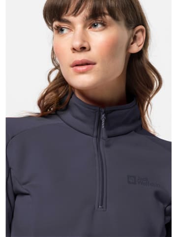Jack Wolfskin Koszulka funkcyjna "Baiselberg" w kolorze granatowym