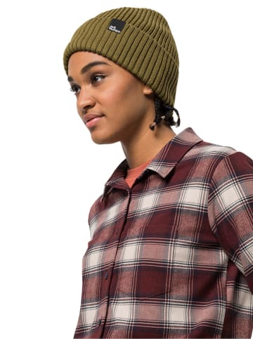 Jack Wolfskin Beanie "Schwansee" in Khaki