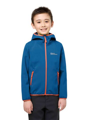 Jack Wolfskin Kurtka softshellowa "Fourwinds" w kolorze niebieskim