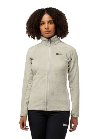 Jack Wolfskin Kurtka polarowa "Rotwand" w kolorze beżowym