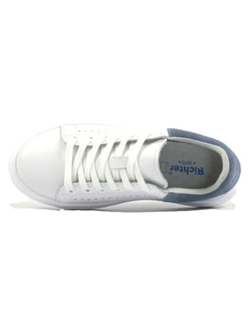 Richter Shoes Leder-Sneakers "Alex" in Weiß