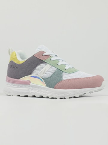 Richter Shoes Sneakers "Future2" in Weiß/ Pink/ Grün