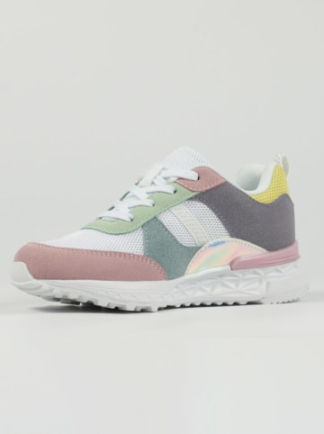 Richter Shoes Sneakers "Future2" in Weiß/ Pink/ Grün