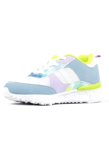 Richter Shoes Sneakers "Future2" in Weiß/ Blau/ Gelb