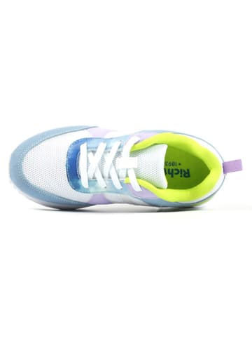 Richter Shoes Sneakers "Future2" in Weiß/ Blau/ Gelb