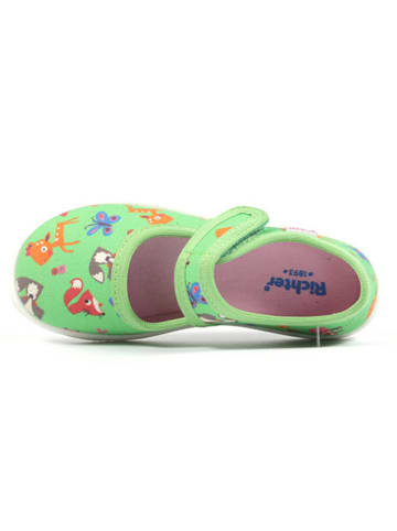 Richter Shoes Hausschuhe "Mia" in Grün
