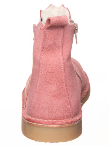 kmins Leren winterboots lichtroze