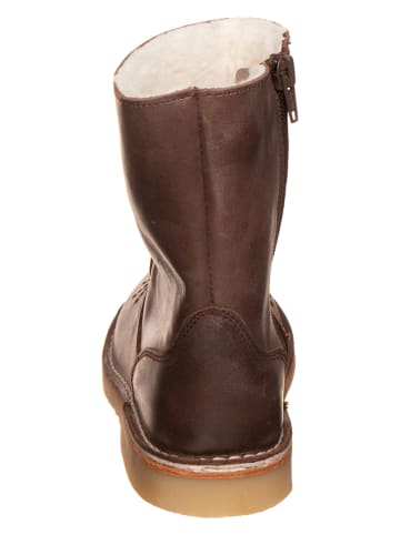kmins Leder-Winterstiefel "Kmins" in Dunkelbraun